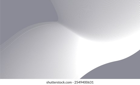 Fondo abstracto gris con línea de rayas para el telón de fondo y presentación