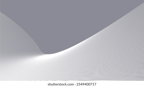 Fondo abstracto gris con línea de rayas para el telón de fondo y presentación