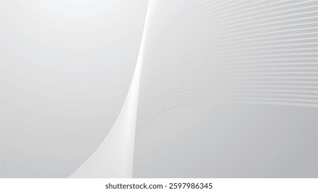 Grey abstract background with stripes line for backdrop or presentation