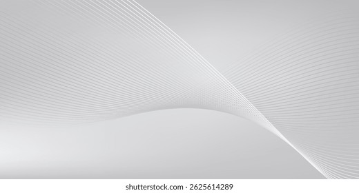 Grey abstract background with stripes line for backdrop or presentation