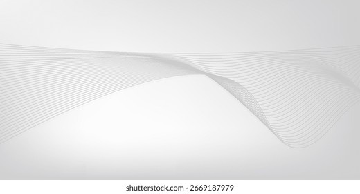 Fundo abstrato cinza com linhas de listras para o fundo ou apresentação