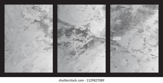 Grey Abstract Background Vector Collection.