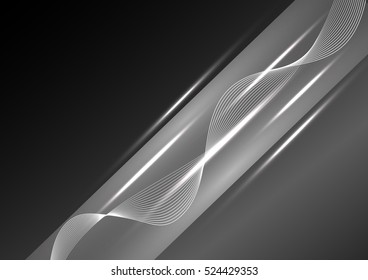 Grey abstract background vector, drawing by hand vector and digital illustration