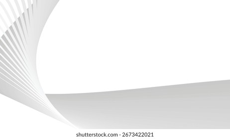 Grey Abstract Background with White Line Modern Minimal Pattern Texture Vector Graphic Design