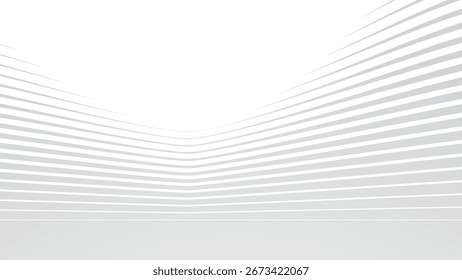 Grey Abstract Background with White Line Modern Minimal Pattern Texture Vector Graphic Design
