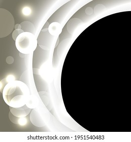 grey Abstract Beautiful  Background. Vector illustration.  Spark Particles