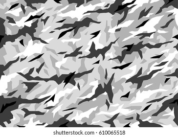 grey abstract camouflage pattern