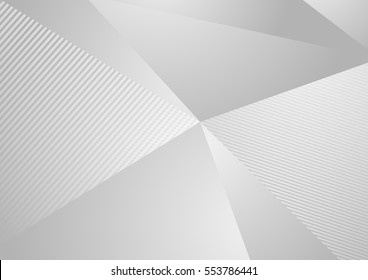 Grey abstract concept polygonal tech background. Vector digital art design