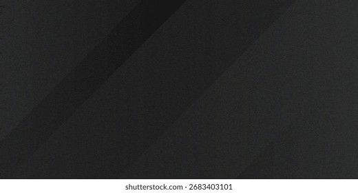 Líneas onduladas curvadas abstractas grises sobre fondo negro. Fondo negro con diseño de curva de línea. Tela de seda negra borrosa. Iridescente y brillante como una estrella en el cielo nocturno, tiene un cuerpo como de tafetán