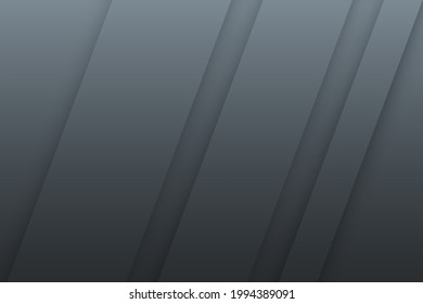Grey abstract geometric background design with parallel diagonal lines. Gray modern digital pattern vector illustration. Elegant stylish business wallpaper, print brochure, website.