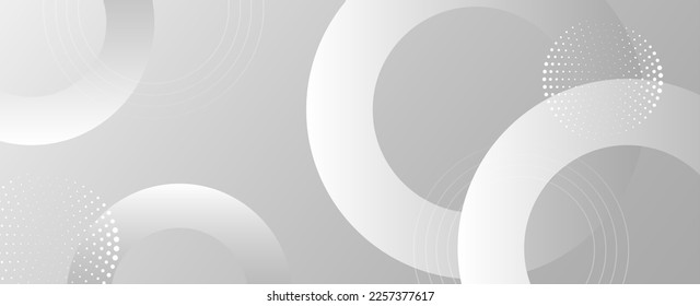 Grey abstract geometry design pattern background vector