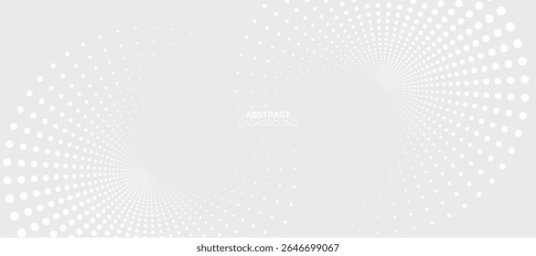 Cinza Abstrato linhas geométricas brilhantes sobre fundo branco. Padrão moderno de linhas de círculo azul brilhante. Conceito de tecnologia futurista. Terno para capa, cartaz