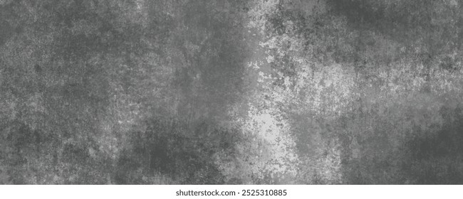 Grey abstract grunge concrete wall rusty metal texture stone wall papercut texture vintage decorative wide wall background.