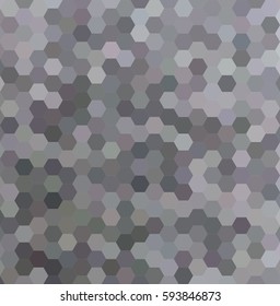 Grey abstract hexagonal honey comb background design
