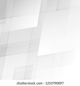 Grey abstract minimal technology background. Geometry vector design