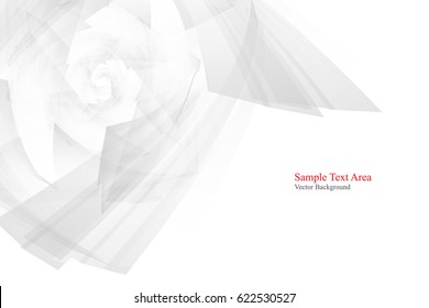 Grey abstract on white background.