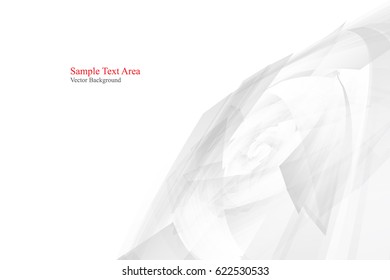 Grey abstract on white background.