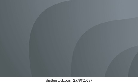 Grey abstract paper cut background for backdrop