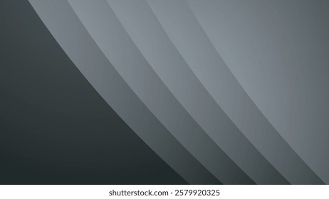 Grey abstract paper cut background for backdrop