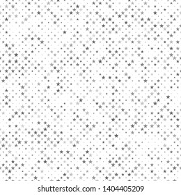Grey abstract pentagram star pattern background - vector design