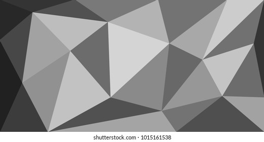 Grey abstract polygonal background. Vector eps 10.