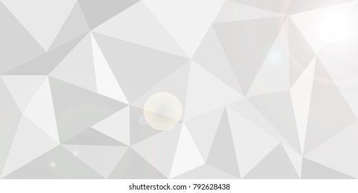 Grey abstract polygonal background. Vector eps 10.