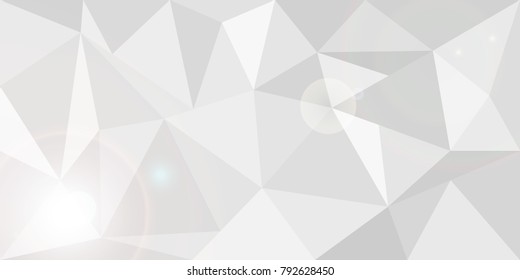 Grey abstract polygonal background. Vector eps 10.