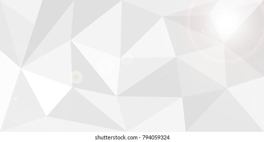 Grey abstract polygonal background. Vector eps 10.