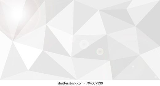 Grey abstract polygonal background. Vector eps 10.