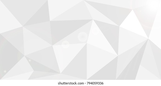 Grey abstract polygonal background. Vector eps 10.
