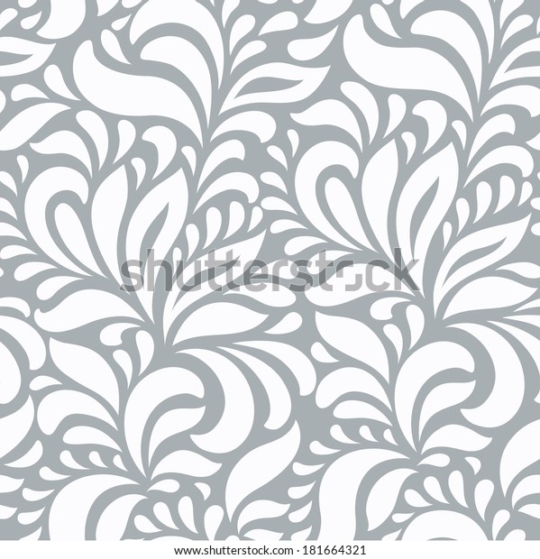 Grey Abstract Seamless Pattern Stock Vector (Royalty Free) 181664321