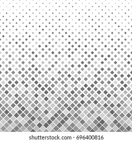 Grey abstract square pattern background - geometric vector illustration from diagonal squares