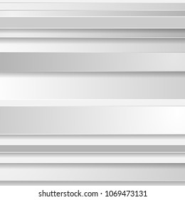 Grey abstract stripes modern corporate background. Vector design