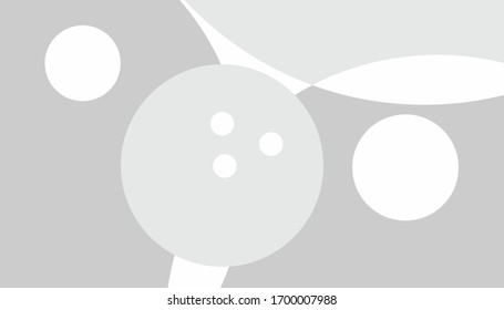 Grey abstract vector circle background emblem design element for medical, treatment, cosmetic. Geometric banner profit meditation
