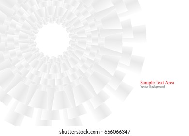 Grey Abstract Vector Technology Background With Gear Shape
