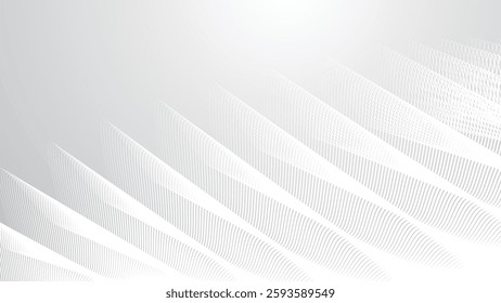 Grey abstract with wave stripes background for backdrop