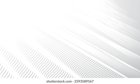 Grey abstract with wave stripes background for backdrop