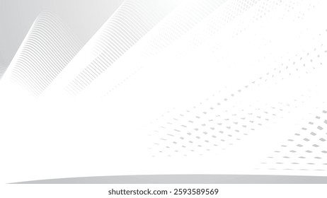 Grey abstract with wave stripes background for backdrop