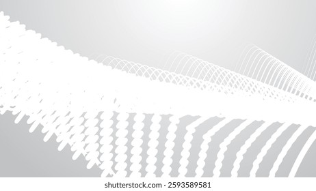 Grey abstract with wave stripes background for backdrop