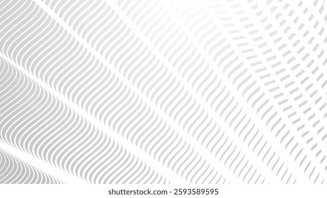 Grey abstract with wave stripes background for backdrop
