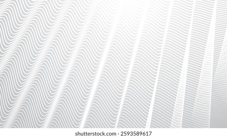 Grey abstract with wave stripes background for backdrop
