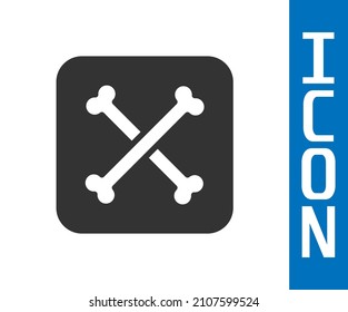 Grey Archeology icon isolated on white background.  Vector