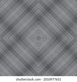 Grey Argyle Plaid Tartan textured pattern design suitable for fashion textiles and graphics