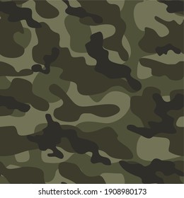 grey army camouflage vector seamless print