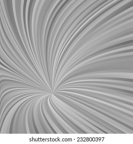Grey asymmetrical hypnotic vortex design background