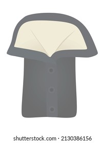 Grey Baby Sleeping Bag. Vector