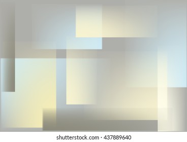 grey background with cubes and abstract light