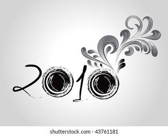grey background with floral pattern 2010