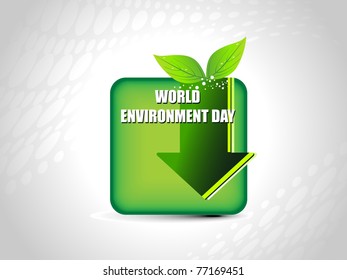 grey background with isolated world environment day icon