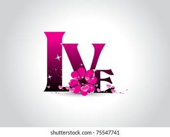 grey background with magenta twinkle star love, romantic heart